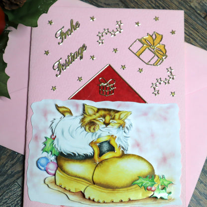 P_0002_Handmade Christmas card with cat in shoe