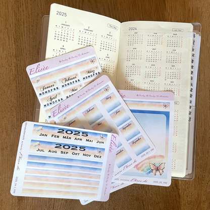 2025 Annual Overview Hobonichi Weeks
