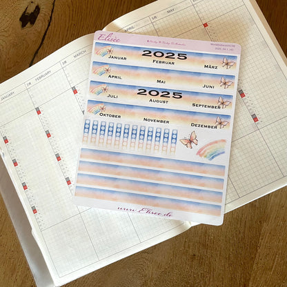2025 Annual Overview Hobonichi Cousin A5