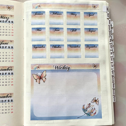 2025 Annual Overview Hobonichi Cousin A5