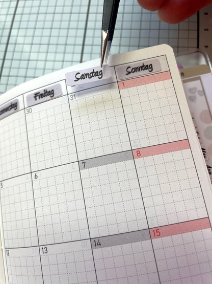 2025_Date Cover Bullet Journal / Hobonichi Weeks
