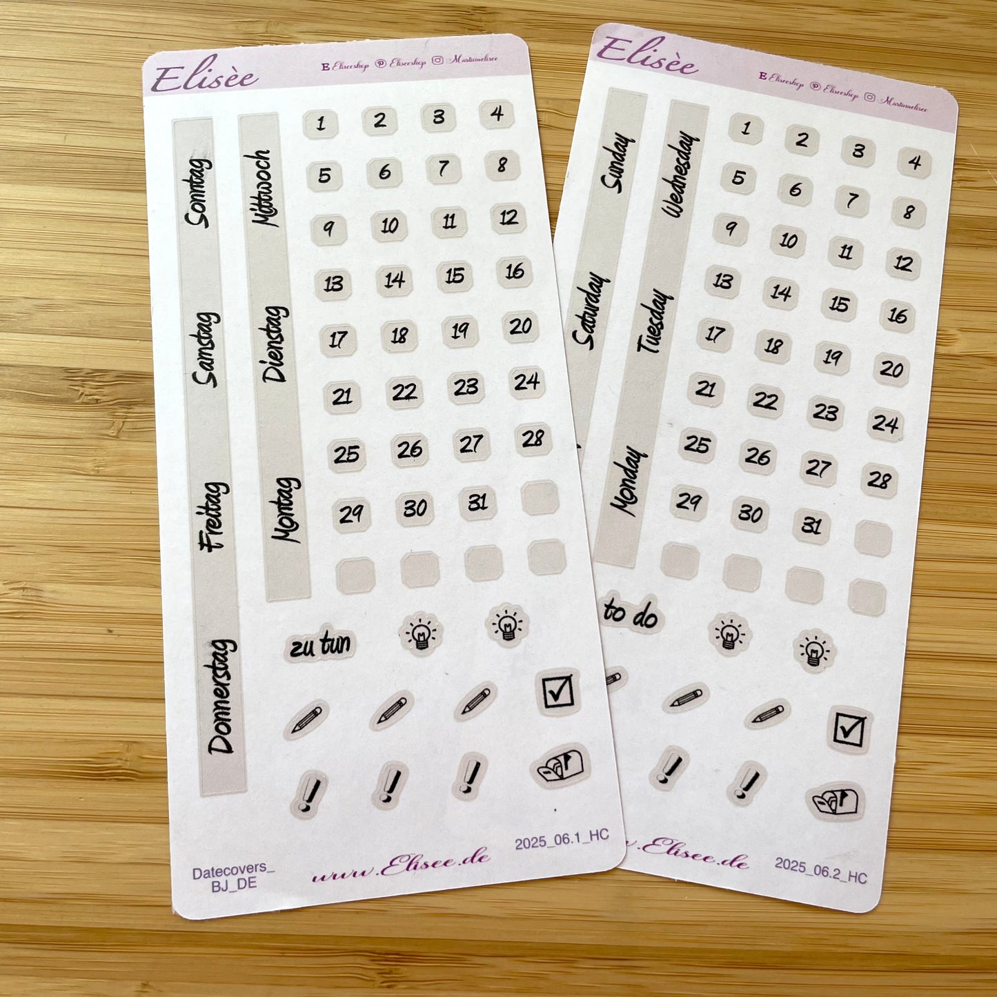 2025_Date Cover Bullet Journal A5 / Hobonichi Cousin A5
