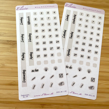 2025_Date Cover Bullet Journal A5 / Hobonichi Cousin A5