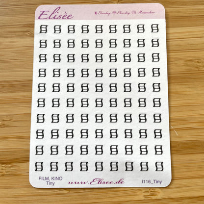 MINI  Icons  Sticker "Hobbies und Entertainment" (Standard & Washi)