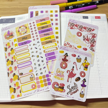 K0005_"SWEET DREAMS" May 2025 Monthly Kit Hobonichi Cousin / A5 / Bullet Journal