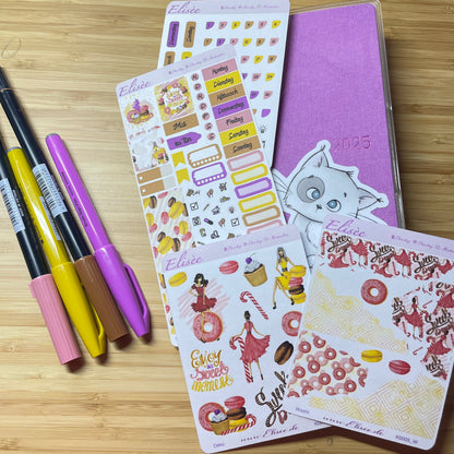 K0005_"SWEET DREAMS" Mai 2025 Datecovers / Bullet Journal / Cousin / Weeks
