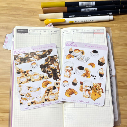K0006_"BUT FIRST COFFEE" June 2025 Decoration and Washi / Bullet Journal / Cousin / Weeks