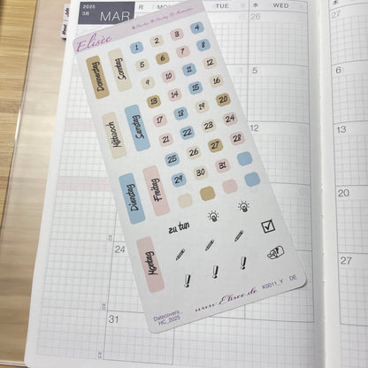 K0011_"ALICE IM WUNDERLAND" November 2025 Datecovers / Bullet Journal / Cousin / Weeks