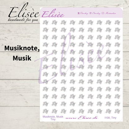 MINI  Icons  Sticker "Hobbies und Entertainment" (Standard & Washi)