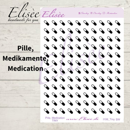 MINI  Icons  Sticker "Gesundheit und Wellness" (Standard & Washi)