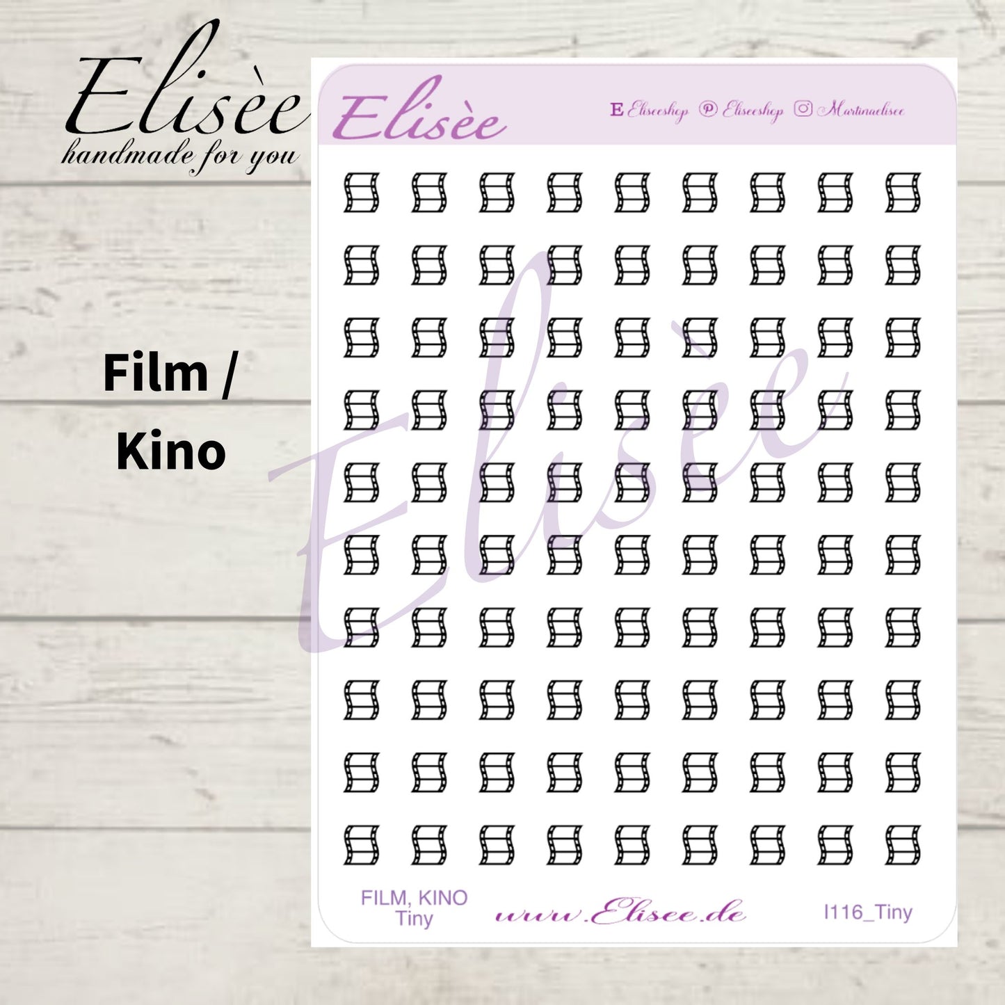 MINI  Icons  Sticker "Hobbies und Entertainment" (Standard & Washi)