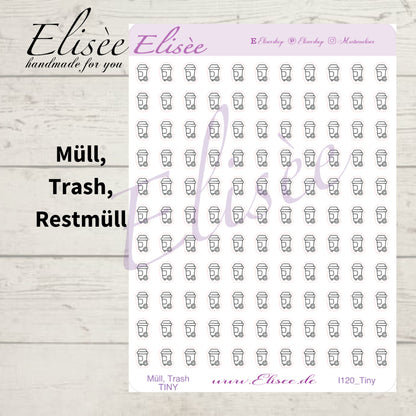 MINI  Icons  Sticker "Alltag" (Standard & Washi)