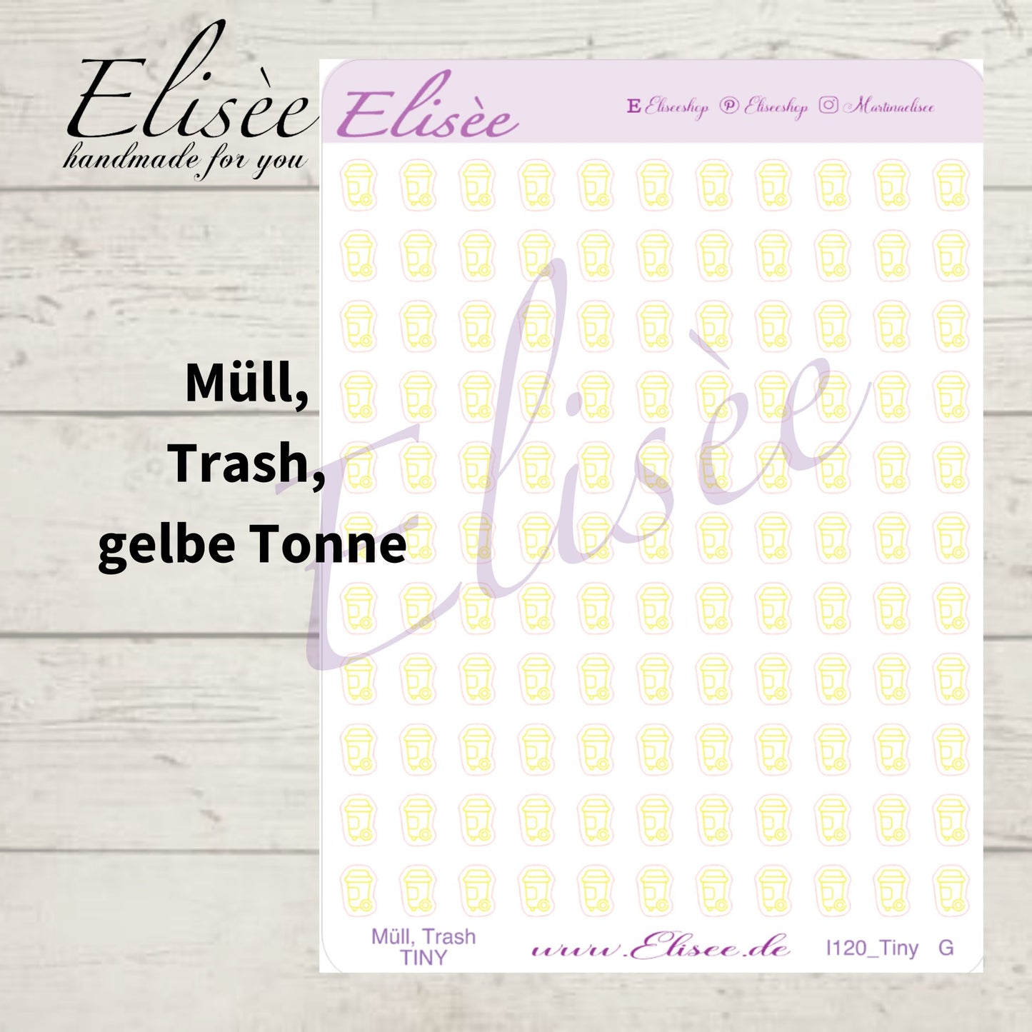 MINI  Icons  Sticker "Alltag" (Standard & Washi)