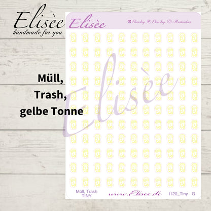 MINI  Icons  Sticker "Alltag" (Standard & Washi)