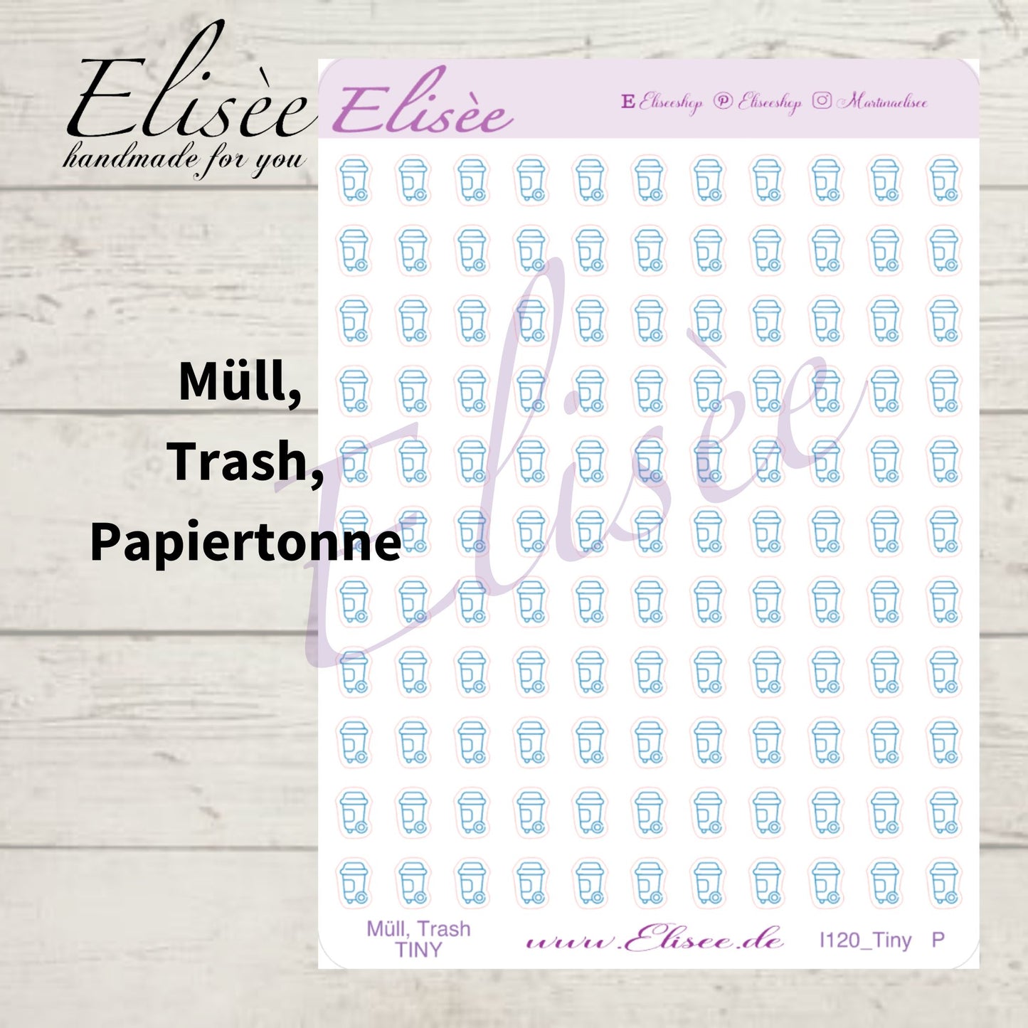 MINI  Icons  Sticker "Alltag" (Standard & Washi)