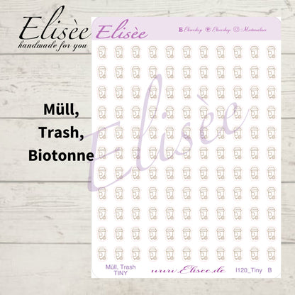 MINI  Icons  Sticker "Alltag" (Standard & Washi)