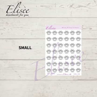 I126 Icons "Pfote, Haustier, Pet" Sticker