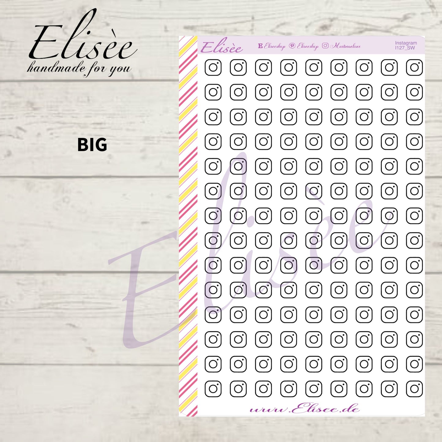 I127 Icons "Instagram" Sticker