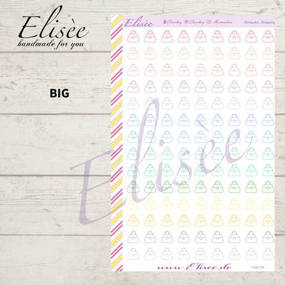 I129 Icons "Einkaufen, Shopping" Sticker
