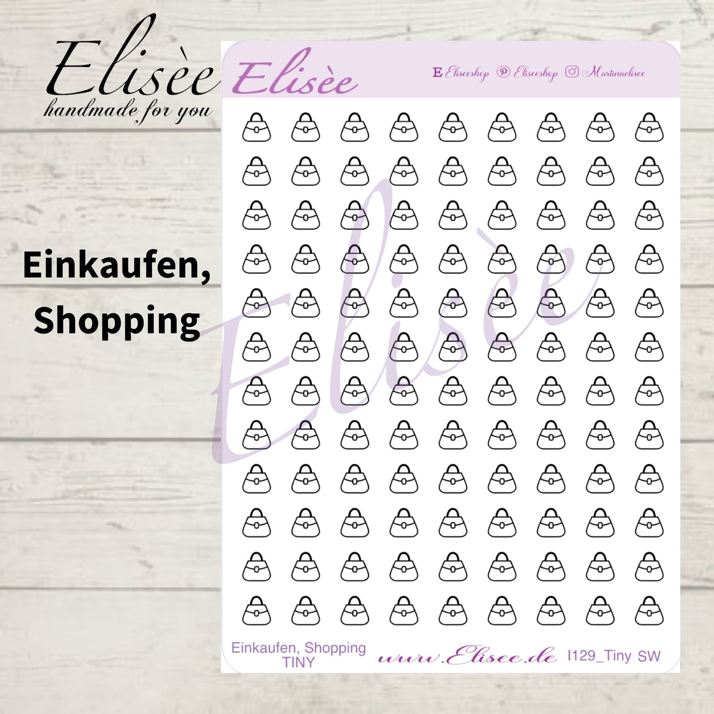 MINI  Icons  Sticker "Alltag" (Standard & Washi)