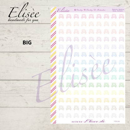 I133 Icons "SCHLAFEN, BEDTIME" Sticker