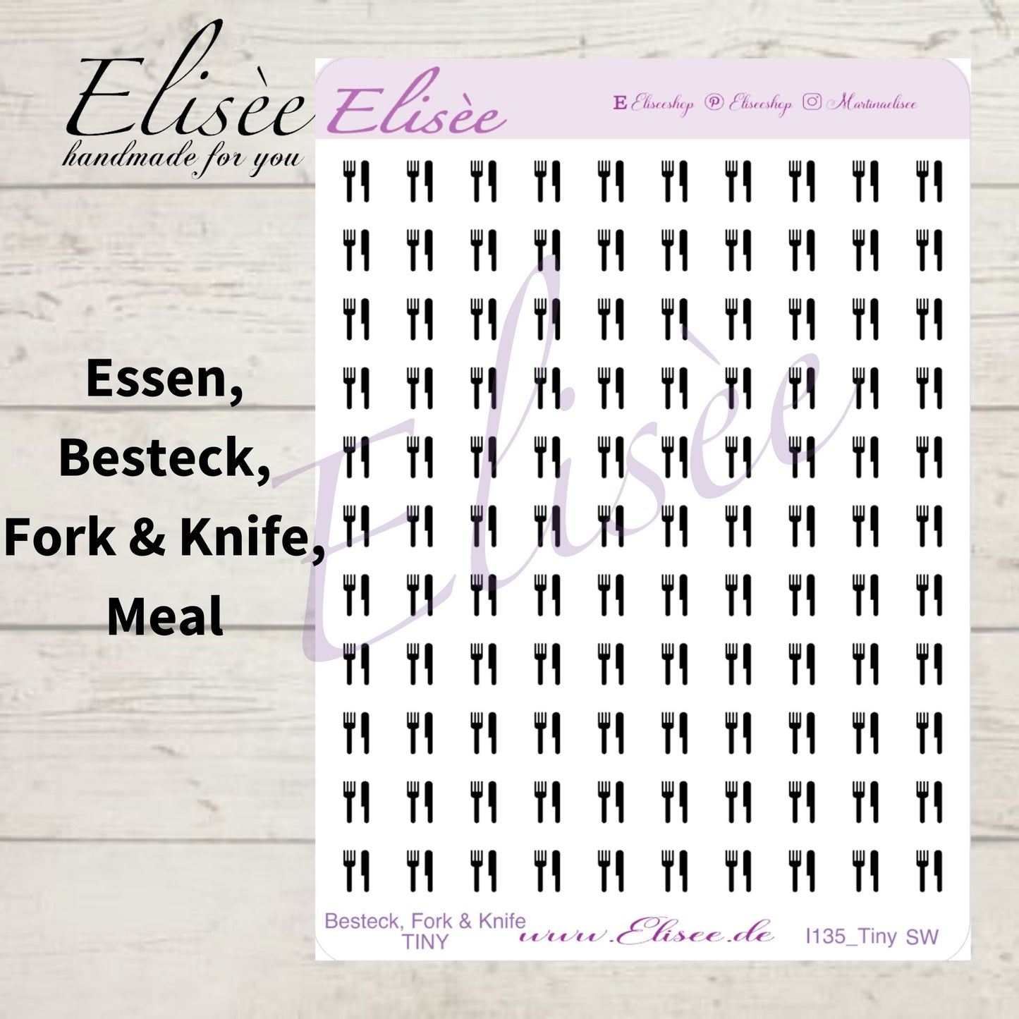 MINI  Icons  Sticker "Alltag" (Standard & Washi)