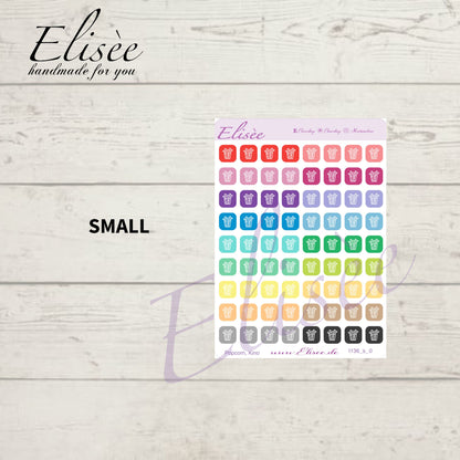 I136_0 Icons "POPCORN, KINO" Sticker