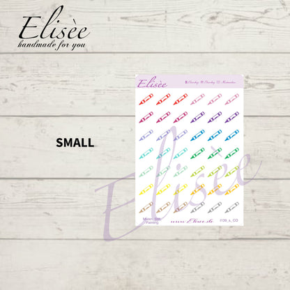 I139 Icons "STIFT, PEN, MALEN, PAINT" Sticker