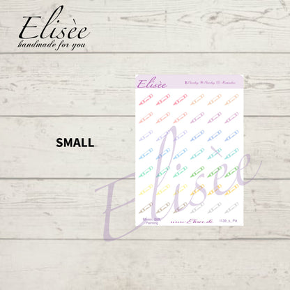 I139 Icons "STIFT, PEN, MALEN, PAINT" Sticker