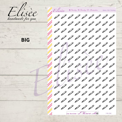 I139 Icons "STIFT, PEN, MALEN, PAINT" Sticker