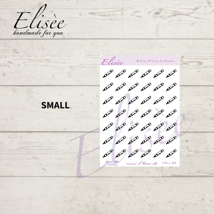 I139 Icons "STIFT, PEN, MALEN, PAINT" Sticker