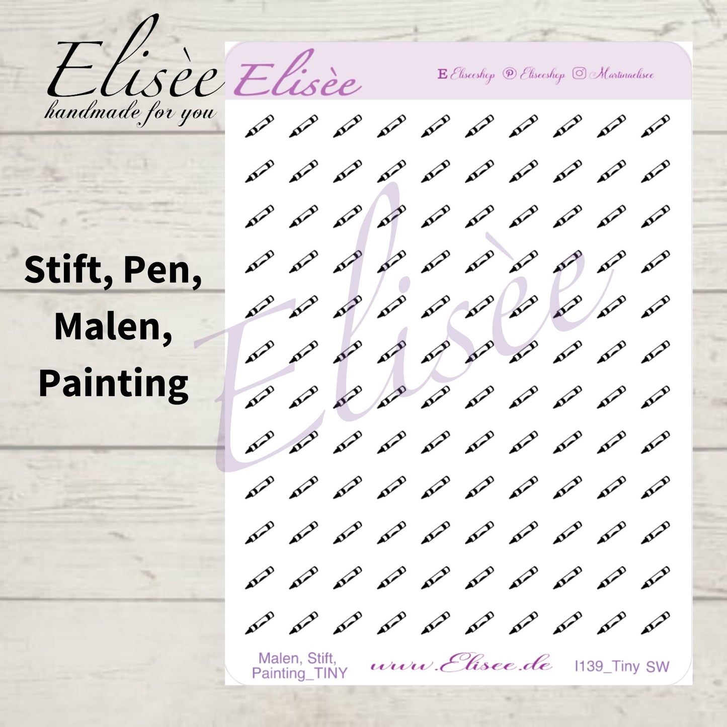 MINI  Icons  Sticker "Hobbies und Entertainment" (Standard & Washi)