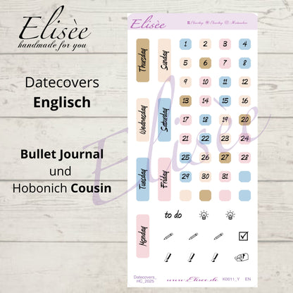 K0011_"ALICE IM WUNDERLAND" November 2025 Datecovers / Bullet Journal / Cousin / Weeks