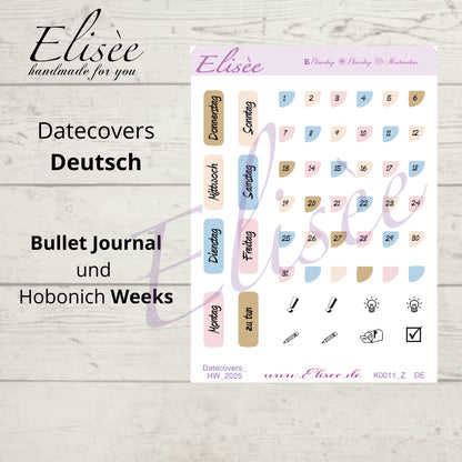 K0011_"ALICE IM WUNDERLAND" November 2025 Datecovers / Bullet Journal / Cousin / Weeks