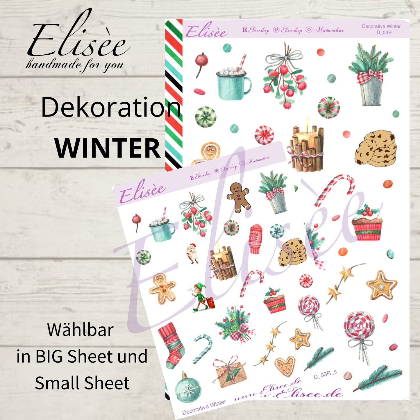 D03_Dekoration Sticker  "Winter"