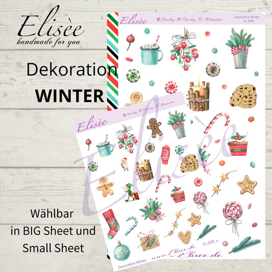 D03_Dekoration Sticker  "Winter"