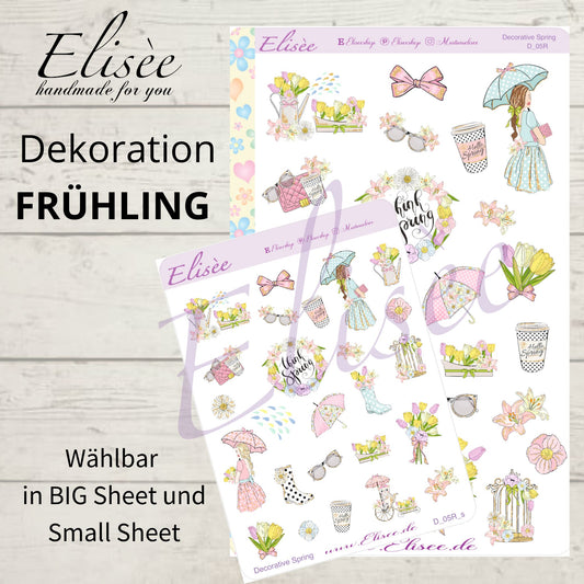 D05_Dekoration Sticker  "Frühling"