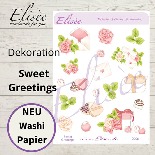 D09_Dekoration Sticker  "Sweet Greetings"