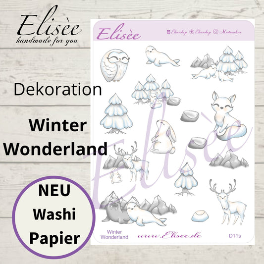 D11_Dekoration Sticker  "Winter Wonderland"