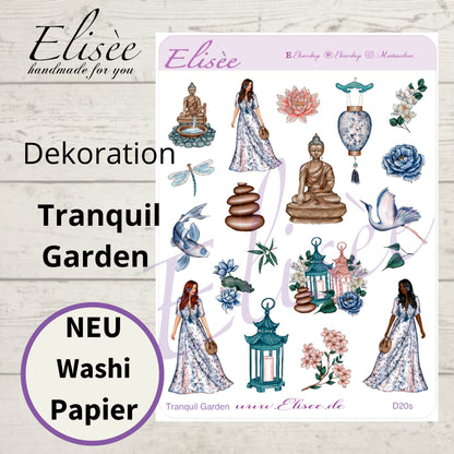 D20_Dekoration Sticker  "Tranquil Garden"