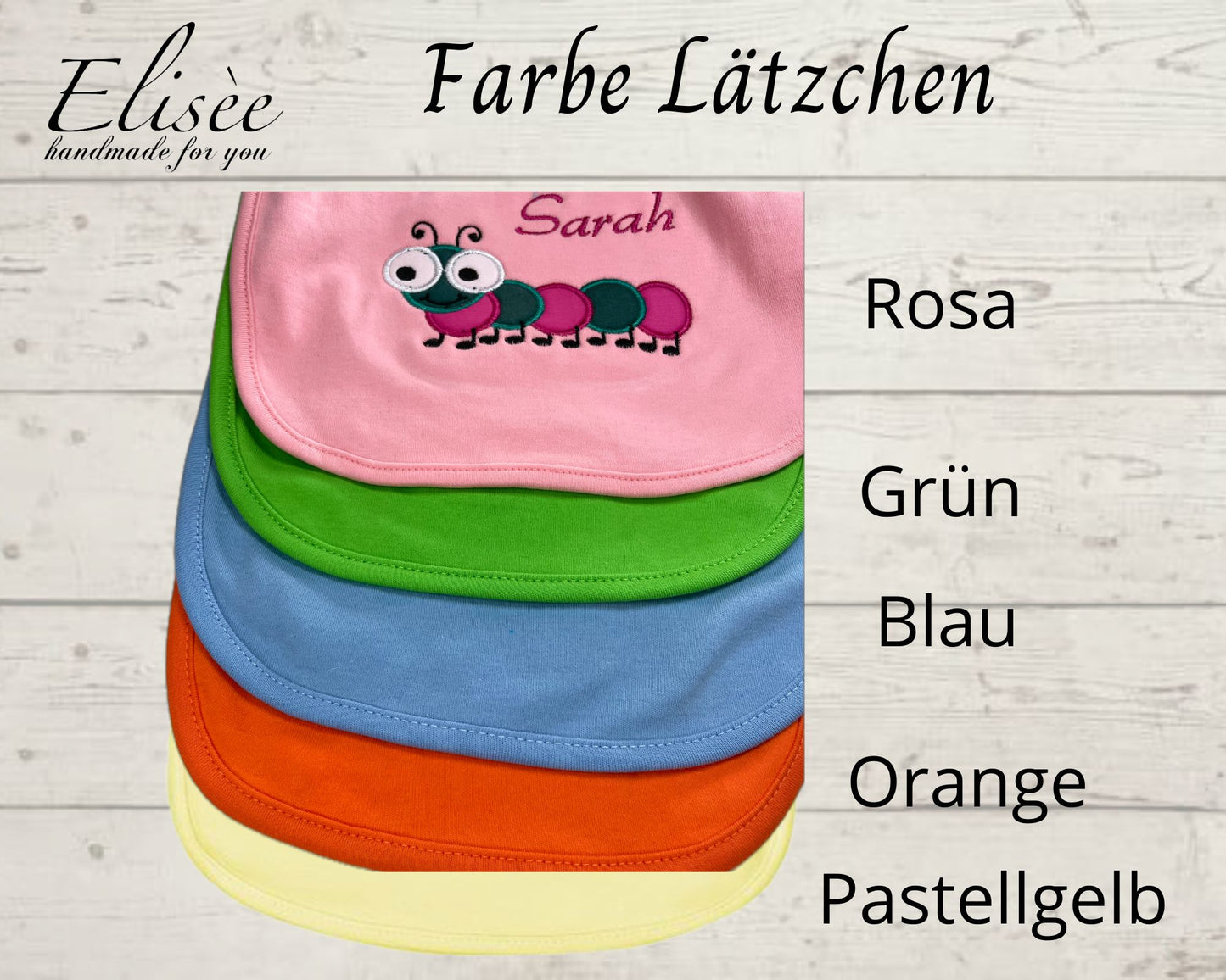 T_01_Babylätzchen "KOALA" bestickt mit Namen / Motiv etc. | Personalisierung