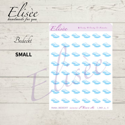 I_W01_s_Icons Wetter 01 small | Aufkleber | Planner Sticker