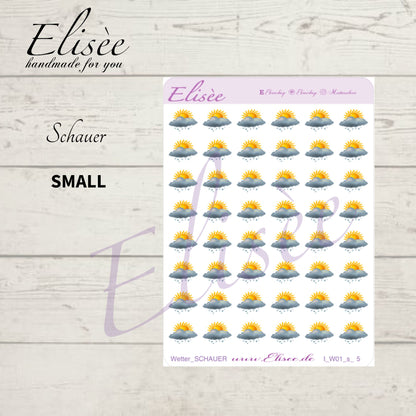 I_W01_s_Icons Wetter 01 small | Aufkleber | Planner Sticker